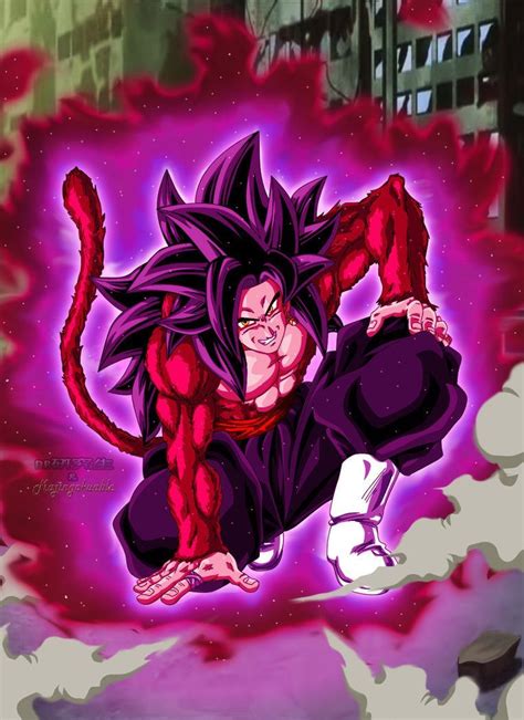 SSJ4 Black Goku: The Unstoppable Fusion of Saiyan Might and Divine Rage