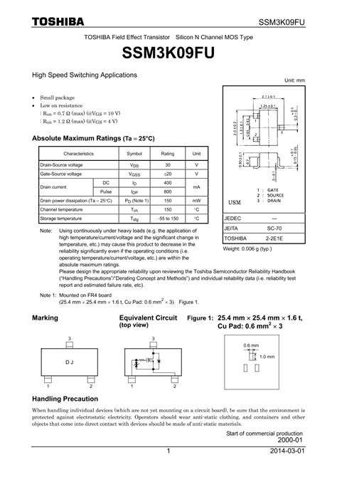 SSM3K09FU,LF: Redefining Precision Motion Control for Industrial Automation