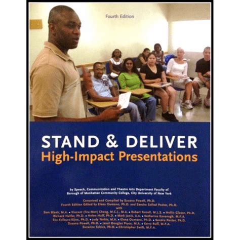 STAND AND DELIVER HIGH IMPACT PRESENTATIONS THE FOURTH EDITION Ebook Reader