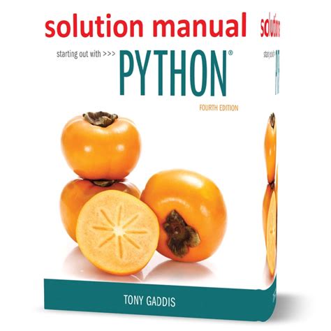 STARTING OUT WITH PYTHON SOLUTIONS PDF Ebook Kindle Editon