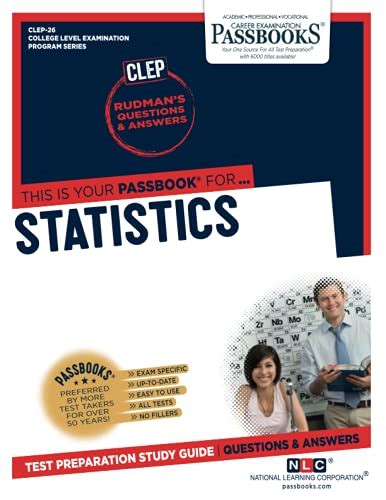 STATISTICS College Level Examination Series Passbooks COLLEGE LEVEL EXAMINATION SERIES CLEP Epub