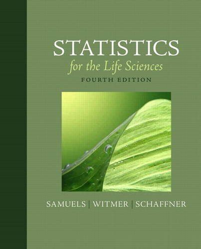 STATISTICS FOR LIFE SCIENCES 4TH EDITION SOLUTION MANUAL Ebook Doc