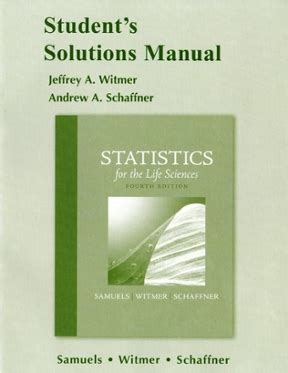 STATISTICS FOR LIFE SCIENCES SOLUTION MANUAL Ebook Kindle Editon