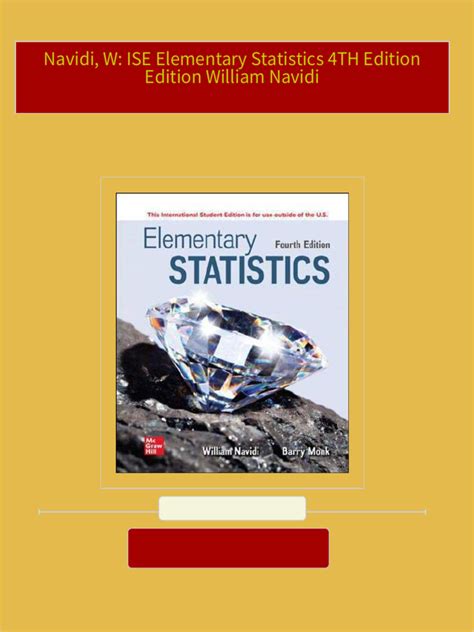 STATISTICS WILLIAM NAVIDI Ebook Reader