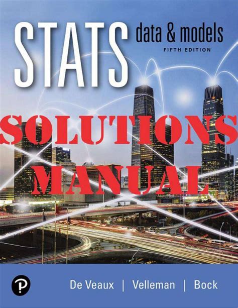 STATS DATA AND MODELS SOLUTIONS Ebook Epub