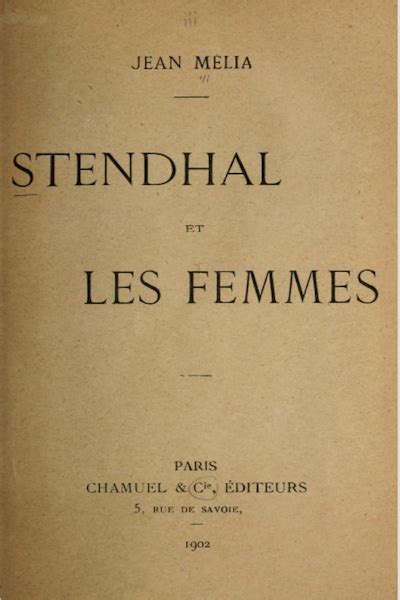 STENDHAL et LES FEMMES Ebook Kindle Editon