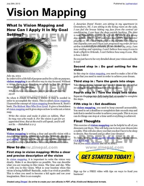 STEVEN K SCOTT VISION MAPPING JOURNAL Ebook Epub