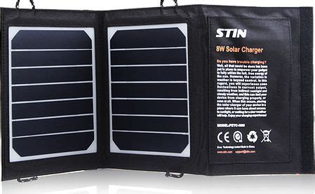 STIN Solar Phone Charger Efficiency Epub