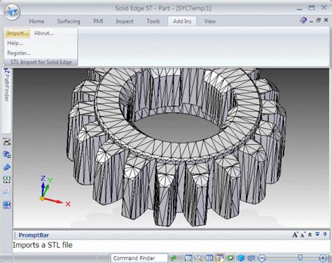 STL (Stereolithography) files