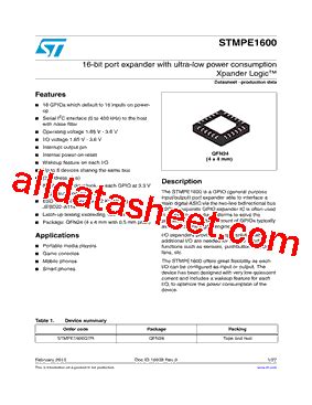 STMPE1600QTR