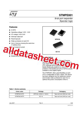 STMPE801MTR