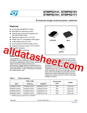 STMPS2141MTR Features: