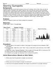 STORMY SUNSPOTS SKILLS LAB Ebook PDF