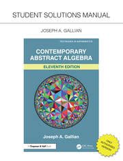 STUDENT SOLUTIONS MANUAL FOR CONTEMPRORY ABSTRACT ALGEBRA PDF Ebook Kindle Editon