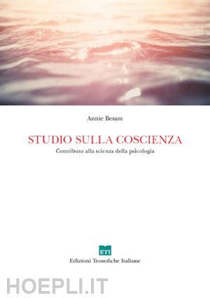 STUDIO SULLA COSCIENZA. Contributo Alla Scienza della Psicologia. Traduzione Italiana de L. Barbero e A.C. de Magny PDF