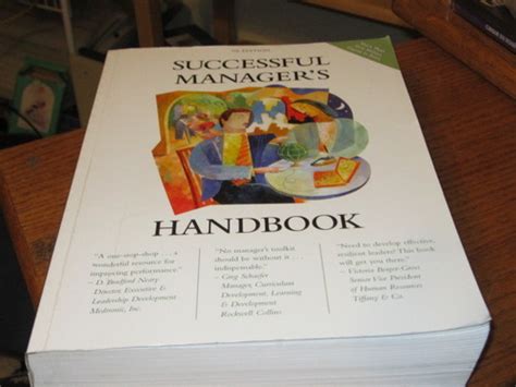 SUCCESSFUL MANAGER39S HANDBOOK CHAPTERS Ebook PDF