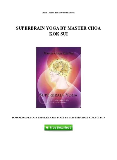 SUPERBRAIN YOGA Ebook Epub