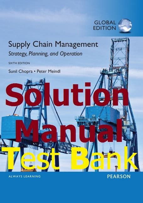 SUPPLY CHAIN MANAGEMENT CHOPRA 4TH SOLUTION MANUAL Ebook Reader