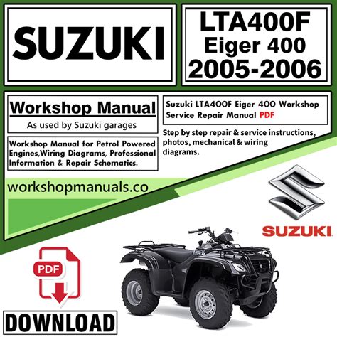 SUZUKI EIGER 400 4X4 SERVICE MANUAL Ebook PDF