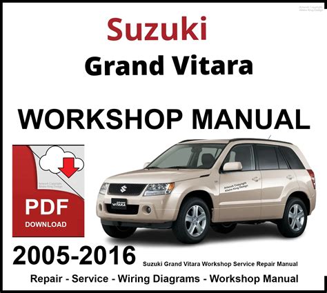 SUZUKI GRAND VITARA WORKSHOP MANUAL FREE DOWNLOAD Ebook Doc