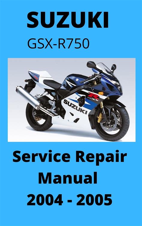 SUZUKI GSXR 750 SRAD SERVICE MANUAL Ebook Kindle Editon