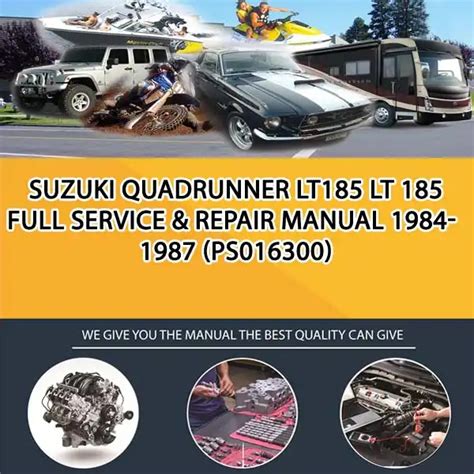 SUZUKI LT185 REPAIR MANUAL ONLINE Ebook Doc