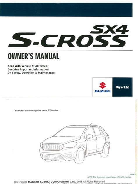 SUZUKI SX4 S CROSS SERVICE MANUAL PDF PDF Ebook Kindle Editon