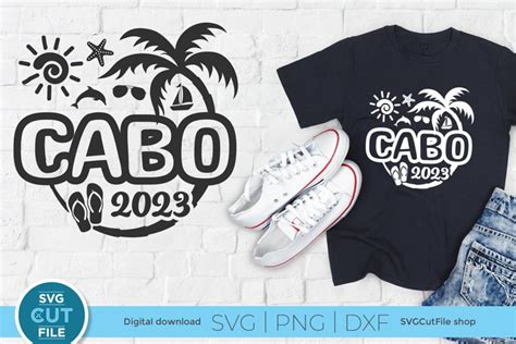 SVG Cabo T-Shirt Design: Captivating Coastlines and Vibrant Culture Emblazoned on Apparel