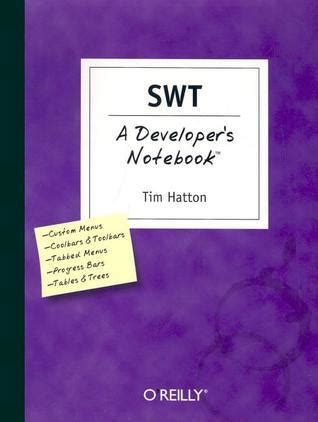 SWT A Developer's Notebook Epub