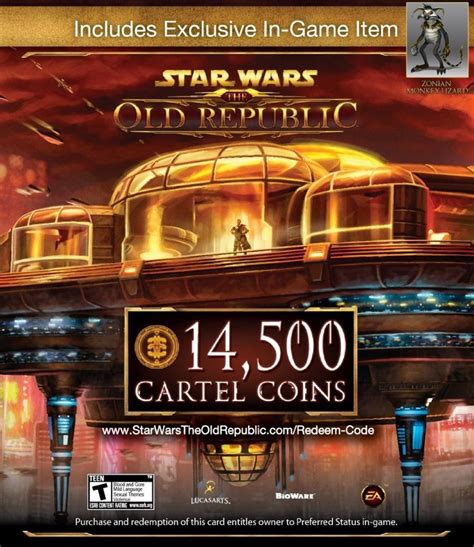 SWTOR Cartel Coins: 500,000 for Just $20