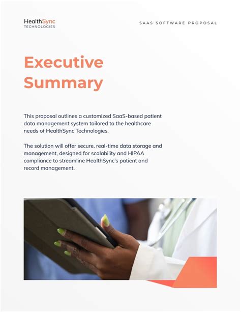 Saas Software Proposal Template