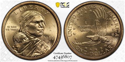 Sacagawea with Eagle: