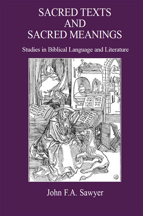 Sacred Texts and Sacred Meanings Studies in Biblical Language and Literature Doc