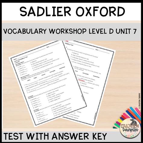 Sadlier Oxford Answers Level D Kindle Editon