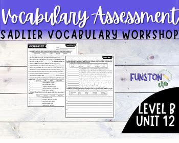 Sadlier Oxford Vocabulary Workshop Level B Unit 12 Answers Doc