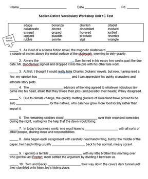 Sadlier Oxford Vocabulary Workshop Test Answers Orange Epub