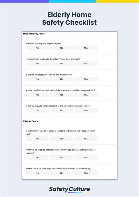 Safety For Older Consumershome Safety Checklist 607422 PDF Doc