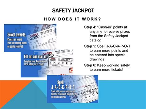 Safety Jackpot Catalog