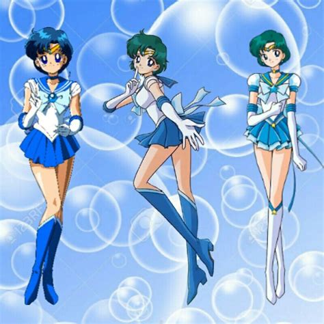 Sailor Mercury Uranus Transformation Outfit: