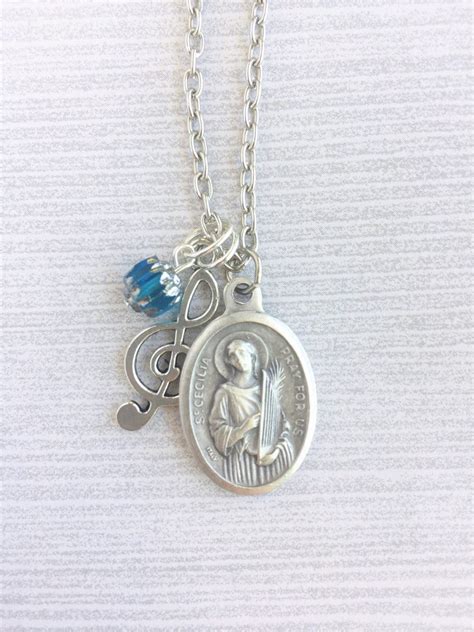 Saint Cecilia Necklace: A Symbol of Faith, Music, and Celestial Beauty