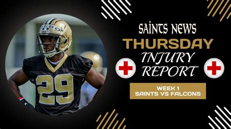 Saints Injury Report: A Comprehensive Overview