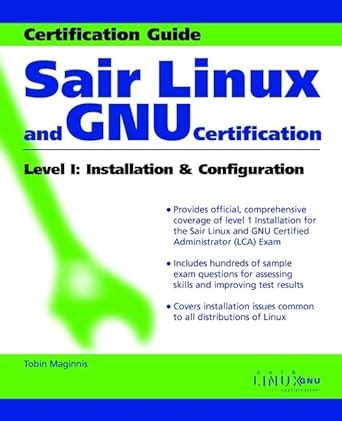 Sair Linux and GNU Certification Level 1 Kindle Editon