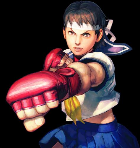 Sakura SF4: The Majestic Fighter Who Blooms with Power