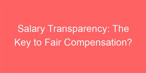 Salary Category Manager: The Key to Compensation Fairness and Transparency