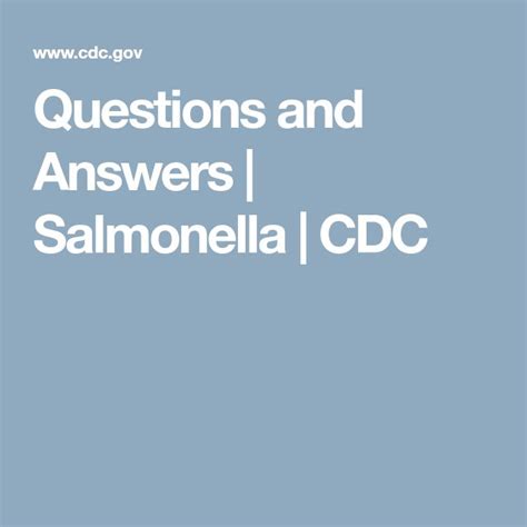 Salmonella Questions And Answers Usda Food Safety Epub
