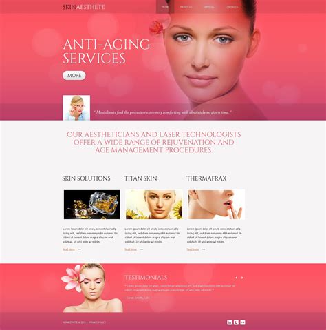 Salon Website Template