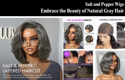 Salt and Pepper Wigs: Embrace the Beauty of Graying Locks