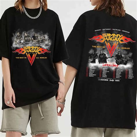 Sammy Hagar 2024 Tour Shirt: Get Ready for the Red Rocker's Epic Return to the Road