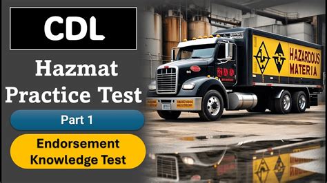 Sample Hazmat Test Free: Your Essential Guide to Passing the Hazmat Endorsement Exam