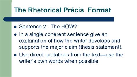 Sample Rhetorical Precis: A Comprehensive Guide for Effective Writing